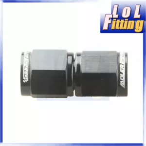AN-4 AN4 4AN Female to Female Adapter Aluminum Fitting Adaptor Black - Picture 1 of 5