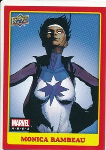 #128 MONICA RAMBEAU 2020 2021 Upper Deck Marvel Ages MID SP CAPTAIN MARVEL