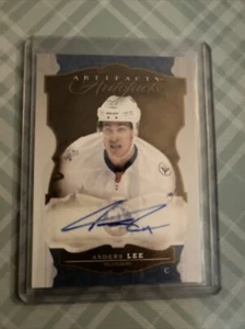 2016-17 UPPER DECK ARTIFACTS ANDERS LEE AUTOFACTS AUTO #A-AL - Picture 1 of 2