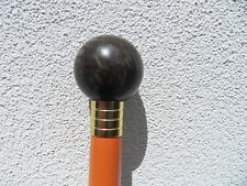 Walking Stick with Solid Stone Crystal Handle - Short @ 32.8"