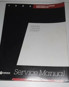 Chrysler 1985 Service Manual Ram Van and Wagon Chassis Body - Picture 1 of 2