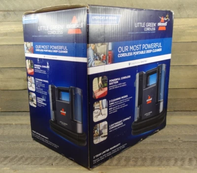 BISSELL - Limpiador profundo inalámbrico con batería de iones de litio Little Green 25V - Titanio Foto 1 de 4