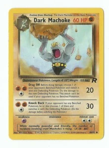 Pokemon Card Dark Machoke 40/82 English (Unplayed) 1st Edition - Picture 1 of 2