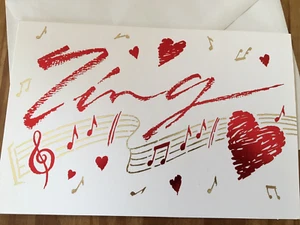 ZING ROMANTIC LOVE CARD LOVE IS  SERIES  LOVE GREETING CARD BY PARAMOUNT CARDS - Picture 1 of 4