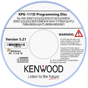 Kenwood KPG-111D Version 5.21 Field Programming Unit (Software) - Zdjęcie 1 z 1