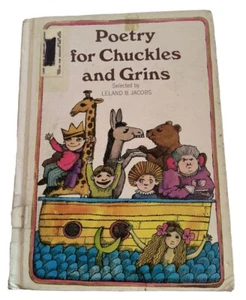 Vintage 1968 Kids 1st Ed Poetry for Chuckles and Grins Leland Jacobs Hardcover - Bild 1 von 8