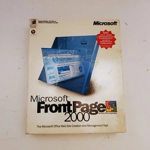 Microsoft Front Page 2000 Web Site Creation & Management Tool - Picture 1 of 8
