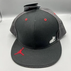 Air Jordan Hat Men 8 Black Retro Jumpman Fitted Cap New - Picture 1 of 8