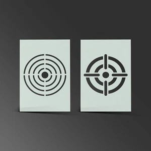 Target Bullseye Stencil Mylar Sheet Painting Wall Art Kid Bedroom 190 Micron - Picture 1 of 7