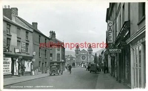 ECHTE FOTOGRAFISCHE POSTKARTE VON FROGMORE STREET, OBERGAVENNY, MONMOUTHSHIRE, WALES - Bild 1 von 2