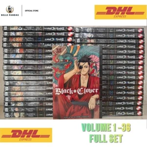 Manga Black Clover by Yuki Tabata FULL SET Vol 1-36 Set English Comic Book + DHL - Picture 1 of 6