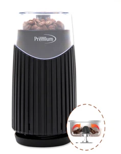 Molinillo de café Premium Levella tapa de 1,8 oz con fácil encendido/apagado, negro: Modelo: PCG518 - Imagen 1 de 1