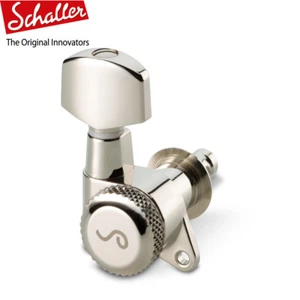 Cabezal de máquina escalonado de bloqueo Schaller M6 135 6L níquel - Imagen 1 de 2