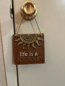 LIFE IS A JOURNEY 3D Hanging Wall Plaque - Picture 1 of 9