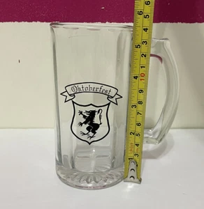 Oktoberfest Glass Beer Mug Drinking Glass October Fest Steins - Picture 1 of 4