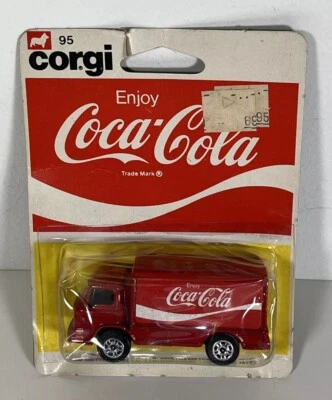 Corgi 1/64 Coca Cola Delivery Truck Coke Diecast On Sealed Card #95 - Image 1 of 4