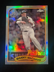 2024 Topps Chrome Update  MANNY MACHADO  1989 Refractor  #89CU-18 - Picture 1 of 2