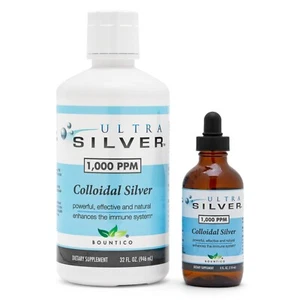 ¡¡¡ENVÍO GRATUITO!!! PLATA COLOIDAL 1000 PPM 32 OZ.- APOYO INMUNOLÓGICO - Imagen 1 de 6
