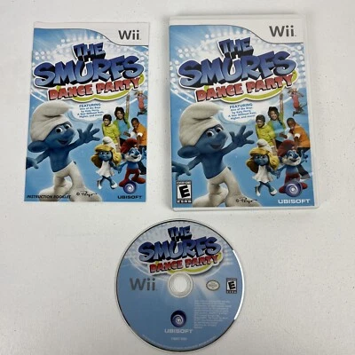 The Smurfs Dance Party (Nintendo Wii, 2011), Tested, Case Manual Disc Included - Image 1 of 4