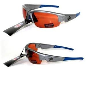 Detroit Lions Sonnenbrille polarisiert Dynasty silbernes Gestell NFL offizieller Merch - Bild 1 von 6