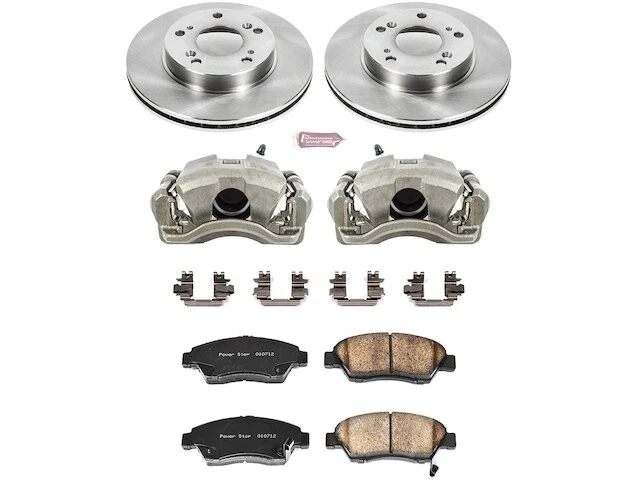 Kit de pastillas de freno delanteras y rotor para Honda Civic Si VZ828TS 2004-2005 Foto 1 de 1