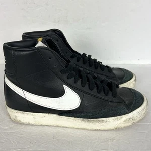 Men's Nike Blazer Mid '77 VNTG Black/White-Sail (BQ6806 002) - 9 - Picture 1 of 11