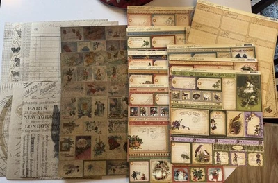 Álbum de recortes mensual colección gráfico 45 lugar en el tiempo 12x12 hojas, 25 piezas Foto 1 de 4