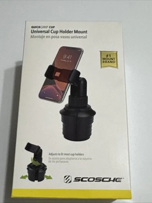 Soporte de taza universal QuickGrip para teléfono inteligente Scosche Foto 1 de 3
