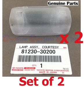 Genuine Lexus IS350 c GSE21 LX460 URJ202 Door Courtesy Light Lamp x2 - Picture 1 of 7