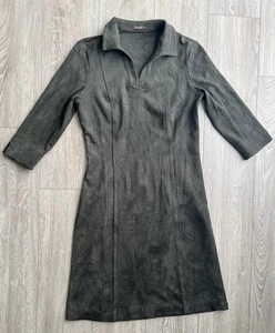 J. McLaughlin Olive Faux Suede Tunic Dress Size XS - Picture 1 of 5