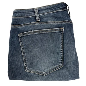 Pantalones de mezclilla plateados Co Beau rasgados desgastados azules para mujer talla 18 - Imagen 1 de 6