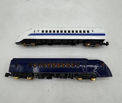 A Lot Of 2 Train Model N Gauge Die-Cast Made In Japan 1:160 Scale And 1:130 Scal - Image 1 of 4