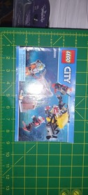 LEGO City 60091 Instructions Booklet Underwater Exploration Submarine Set Guide