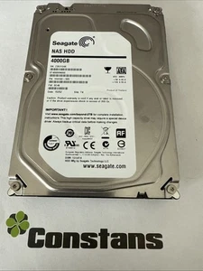 Seagate 4TB NAS ST4000VN000 SATA HDD 3.5" - 1H4168 - 179 days running time only - Afbeelding 1 van 3