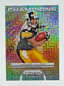 2024 Panini Prizm Deca Football HINES WARD /30 Champions Mojo Prizm #6 Steelers - Foto 1 di 2