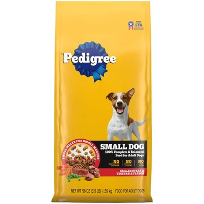 Comida seca para perros Pedigree Complete Nutrition filete a la parrilla y verduras, bolsa de 3,5 libras Foto 1 de 4