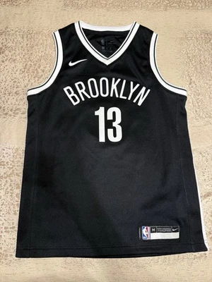 Camiseta juvenil Nike James Harden Brooklyn Nets - Edição ícone, tamanho M - Imagem 1 de 4