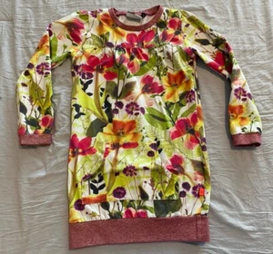 Molo, Scandi Brand, Girls Dress, 122-128cm (medium) Reg Green Floral Print - Picture 1 of 5