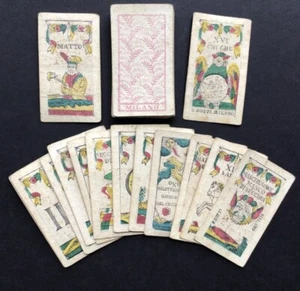 Cartes italiennes Chu Chu XIXème vers 1865 E. Dotti Milan Italie lot de 25 partielles - Photo 1 sur 10