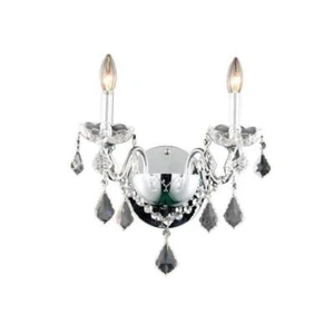 Elegant Lighting St. Francis 15" 2 Light Royal Crystal Wall Sconce - Picture 1 of 1