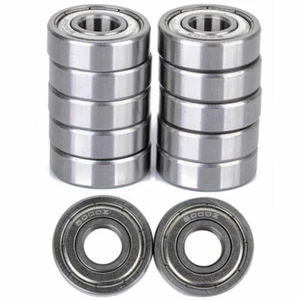 10 Stück 6000-Z 8x26x10mm Rillenkugellager Stahl Für Skateboard Rollklinge - Bild 1 von 9