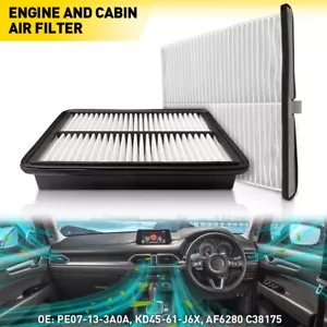 ENGINE & CABIN AIR FILTER COMBO SET AF6280 C8175 For 2014-2023 MAZDA 3 6 CX-5 D - Picture 1 of 11