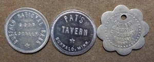 3 Buffalo MN: Pat’s Tavern – 10c + Purity Dairy & Creamery – 10c + Buffalo Natio - Picture 1 of 2