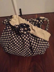 Anthroplogie Rare Polka Dots Handbag - Picture 1 of 5