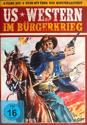 US Western - Im Bürgerkrieg (9 Filme / 4 DVD, Corman, Torneur, Brescia) - Bild 1 von 2