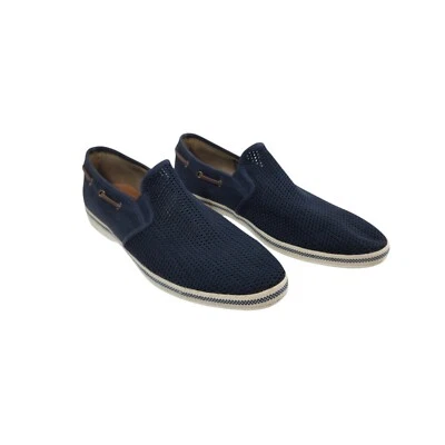 Mocassim casual ALDO masculino tamanho 11 azul carufel malha - Imagem 1 de 4