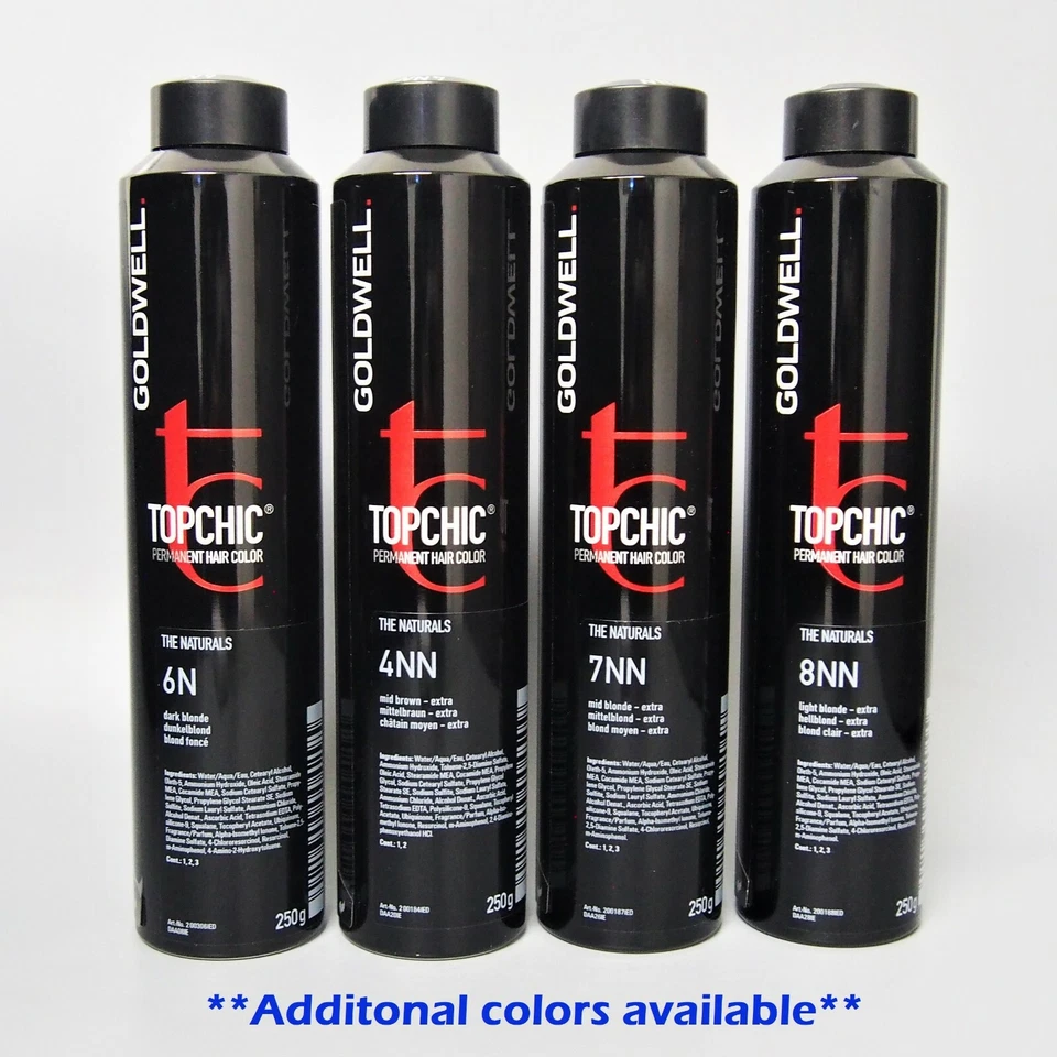Goldwell Topchic Hair Color CAN 8.6 oz *Choose Shade* JUST IN FROM EUROPE 250ml - Image 1 of 3