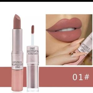 2 in 1 Matte Lips Gloss and Lipstick - Picture 1 of 12