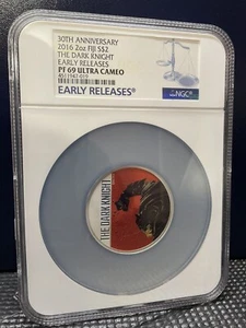 2016 Fidschi 2 $ DC Comics Batman THE DARK KNIGHT NGC PF69 frühe Veröffentlichungen - Bild 1 von 7