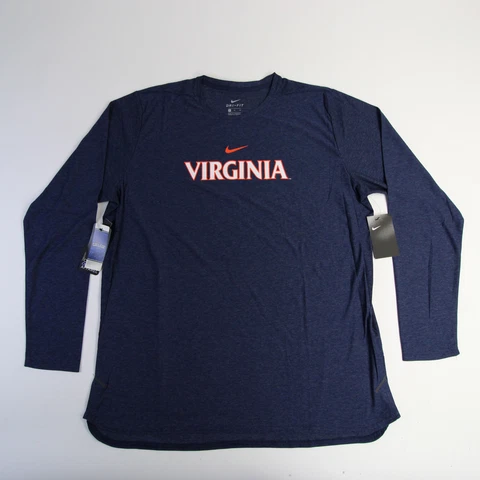Virginia Cavaliers Nike Dri-Fit Long Sleeve Shirt Men's Navy New Cover